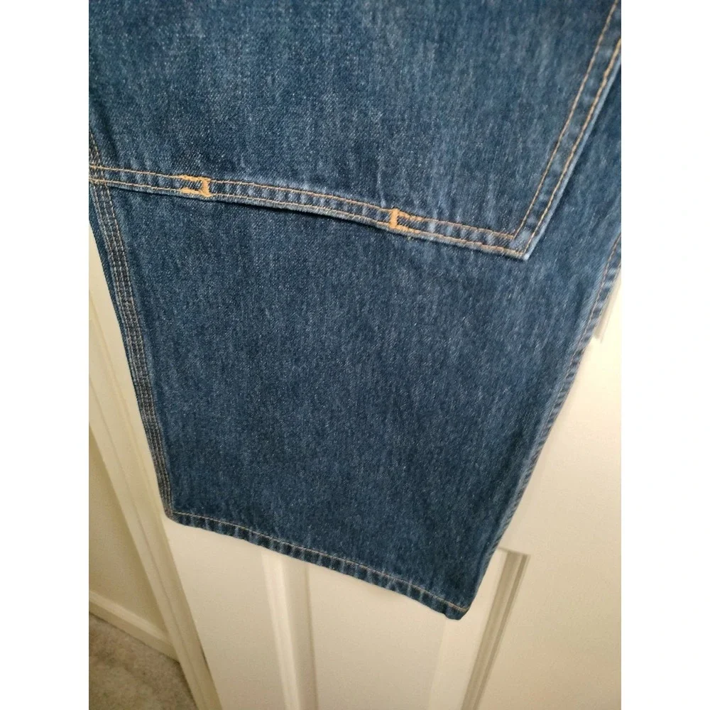 Carhartt Utility Logger Denim Jeans Men 42x32 (31)Relaxed Fit Rugged Flex